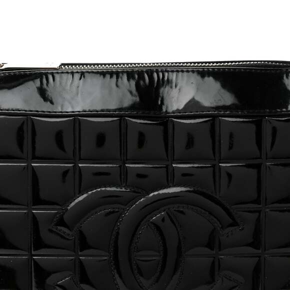 Chanel Patent Quilted Small Chocolate #239947C15B - Picture 7 of 10